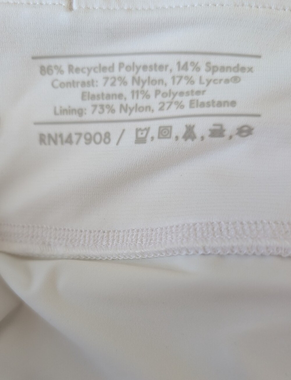 NWT Outdoor Voices Women's White Hudson 2.5" Shorts Size XL Lined Running - Picture 11 of 16